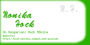 monika hock business card